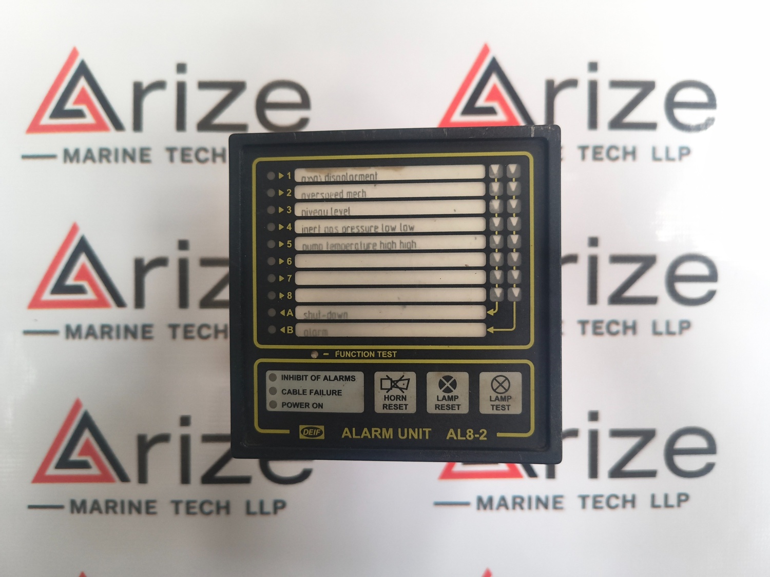 DEIF AL8-2 ALARM UNIT 1043050060A 12-48VDC 110VDC TESTED